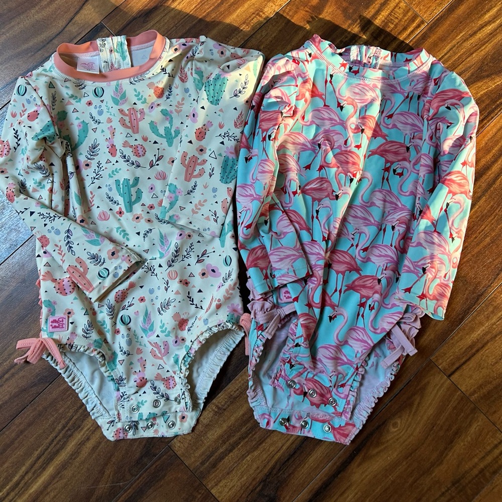 Rufflebutt swimsuits in wonderful condition